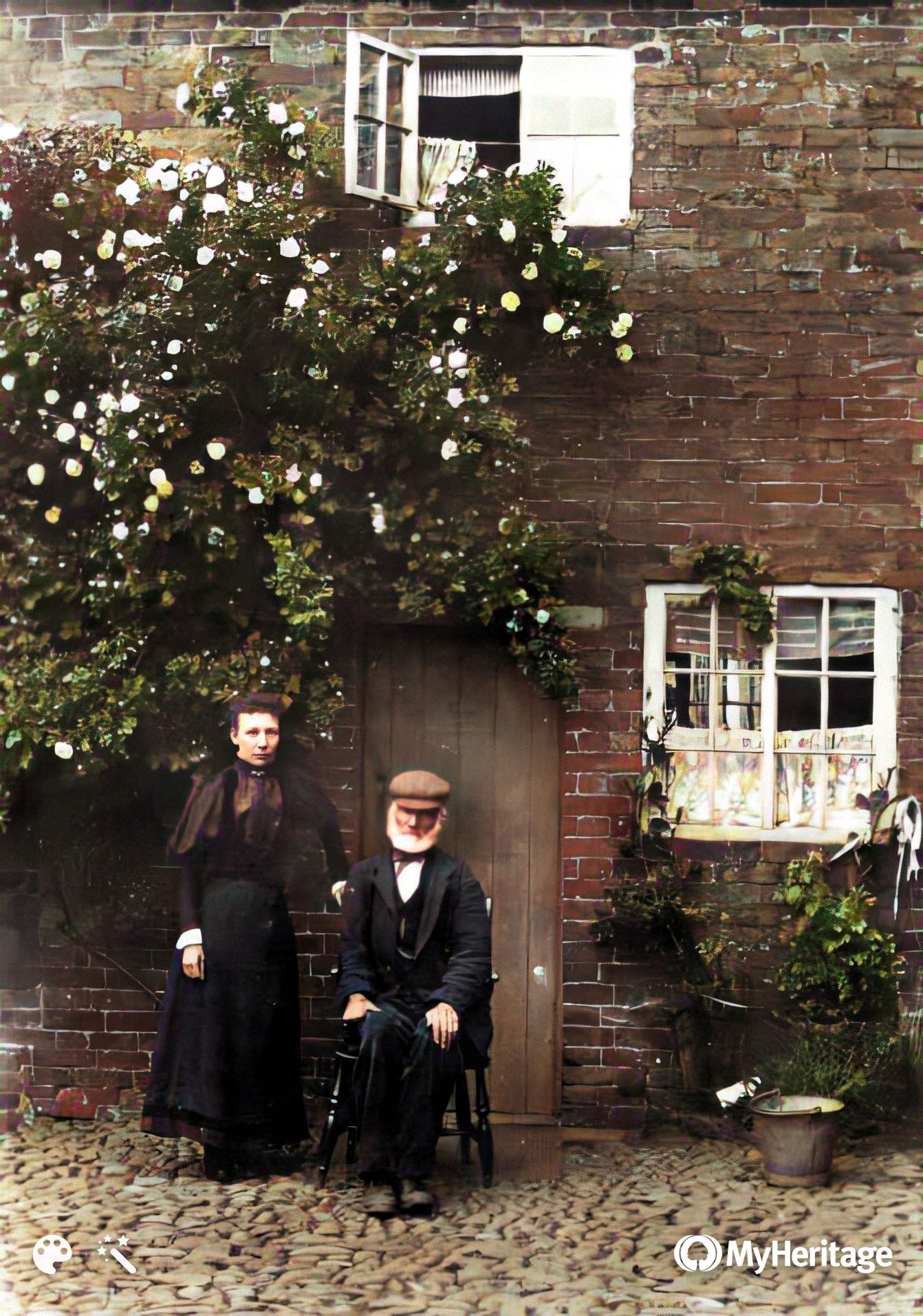 Thomas with daughter Mary Ann